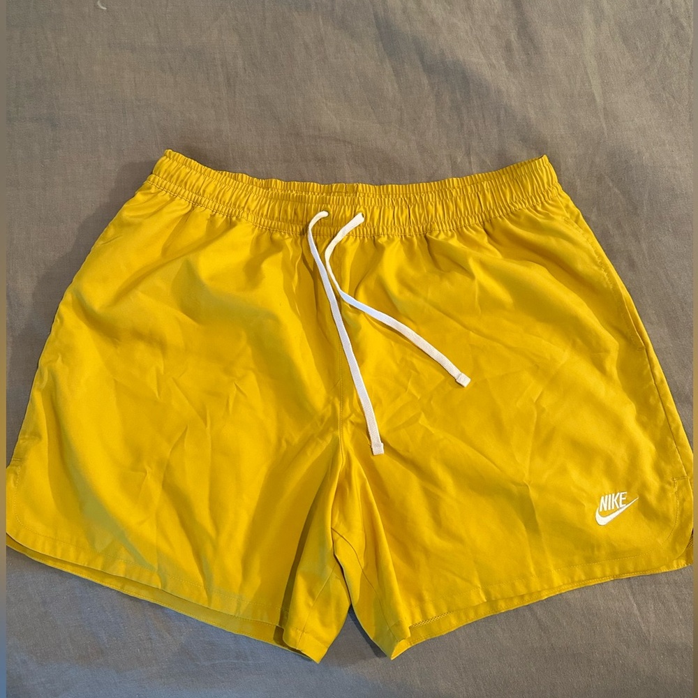 Nike Yellow Shorts. Size XL